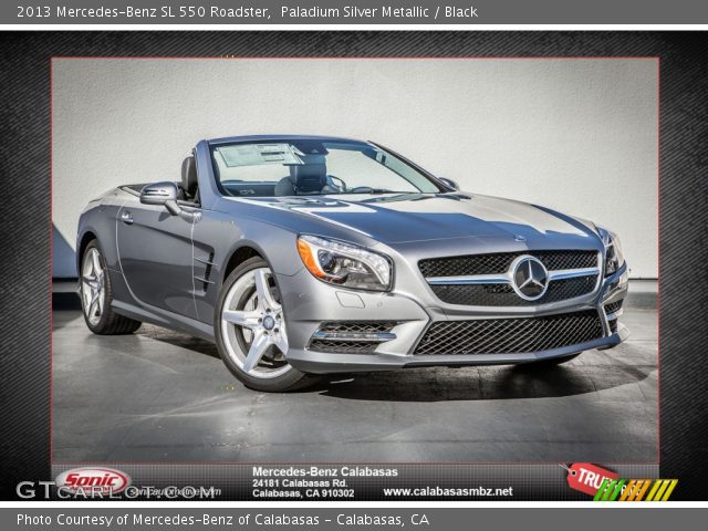 2013 Mercedes-Benz SL 550 Roadster in Paladium Silver Metallic