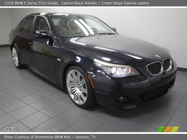 2008 BMW 5 Series 550i Sedan in Carbon Black Metallic