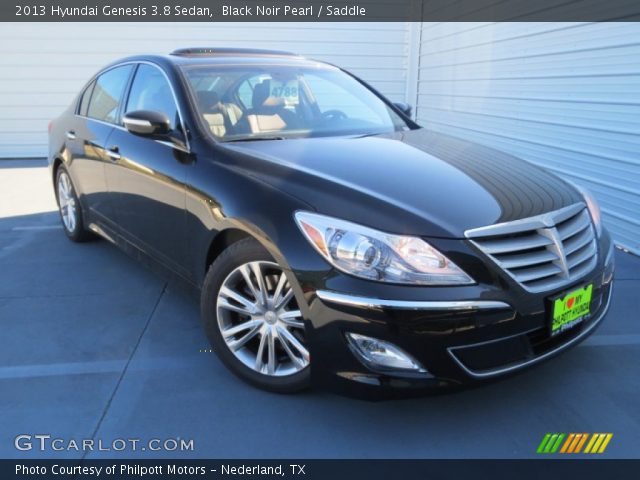 2013 Hyundai Genesis 3.8 Sedan in Black Noir Pearl