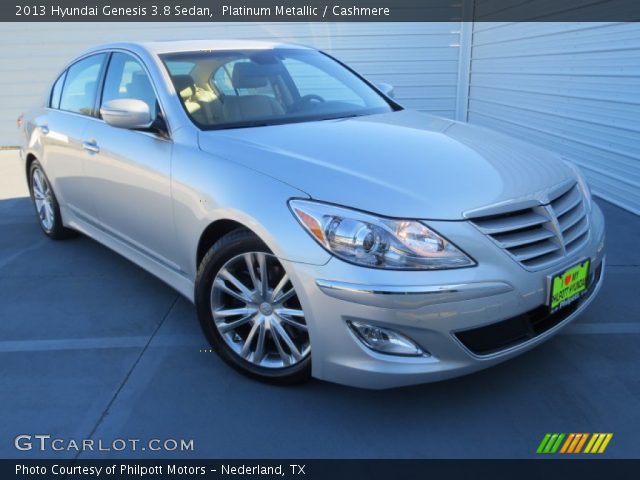 2013 Hyundai Genesis 3.8 Sedan in Platinum Metallic