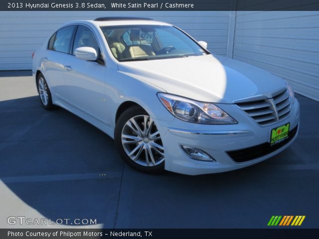 2013 Hyundai Genesis 3.8 Sedan in White Satin Pearl