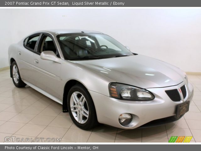 2007 Pontiac Grand Prix GT Sedan in Liquid Silver Metallic