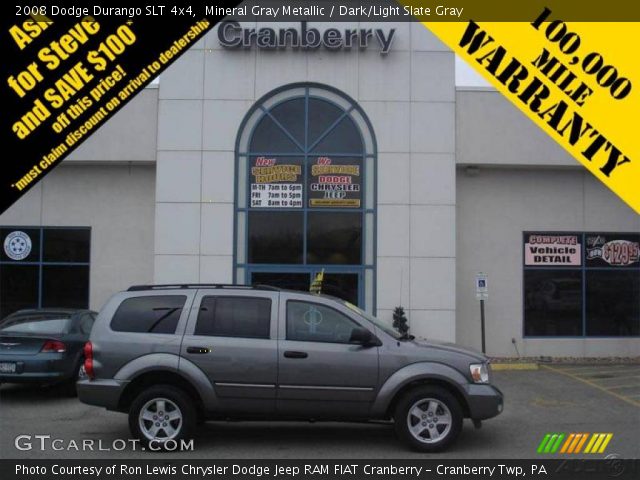 2008 Dodge Durango SLT 4x4 in Mineral Gray Metallic
