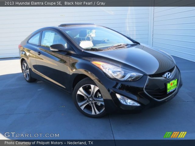 2013 Hyundai Elantra Coupe SE in Black Noir Pearl