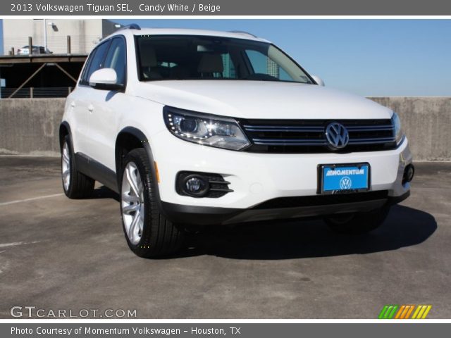 2013 Volkswagen Tiguan SEL in Candy White