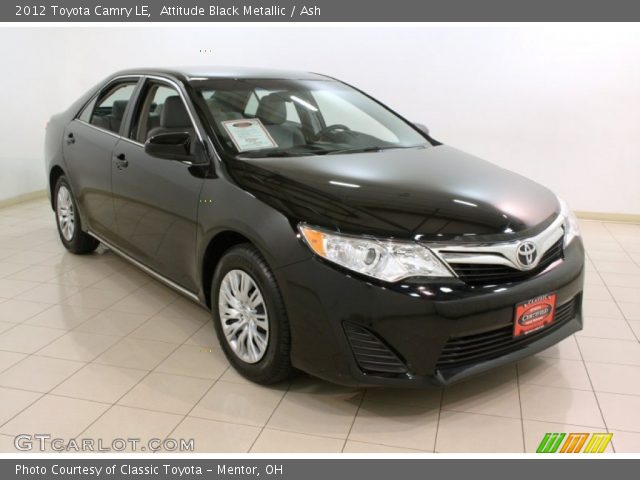 2012 Toyota Camry LE in Attitude Black Metallic