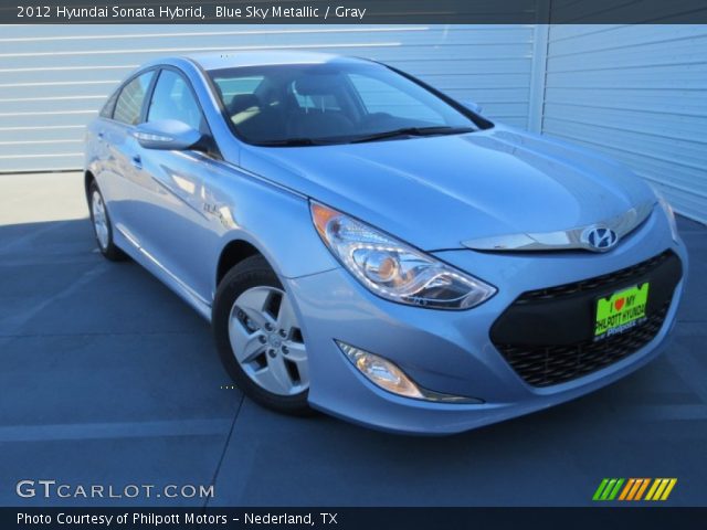 2012 Hyundai Sonata Hybrid in Blue Sky Metallic