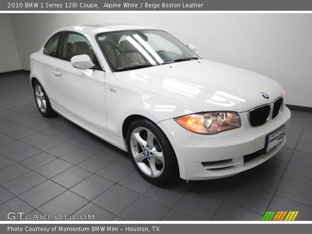 2010 BMW 1 Series 128i Coupe in Alpine White