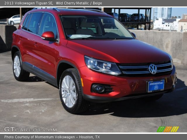 2013 Volkswagen Tiguan SE in Wild Cherry Metallic