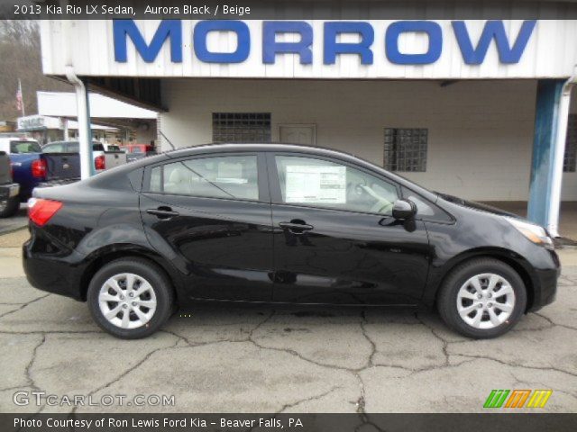 2013 Kia Rio LX Sedan in Aurora Black