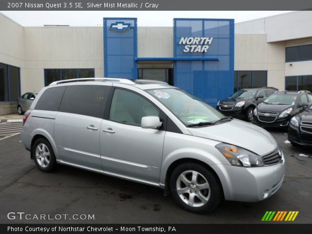 2007 Nissan Quest 3.5 SE in Silver Mist Metallic