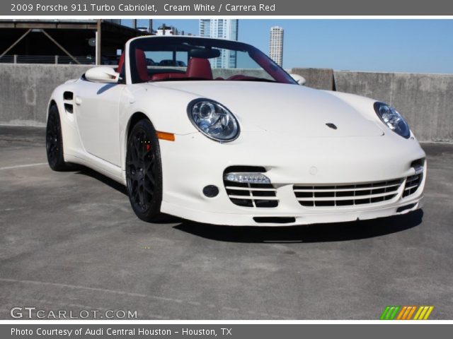2009 Porsche 911 Turbo Cabriolet in Cream White