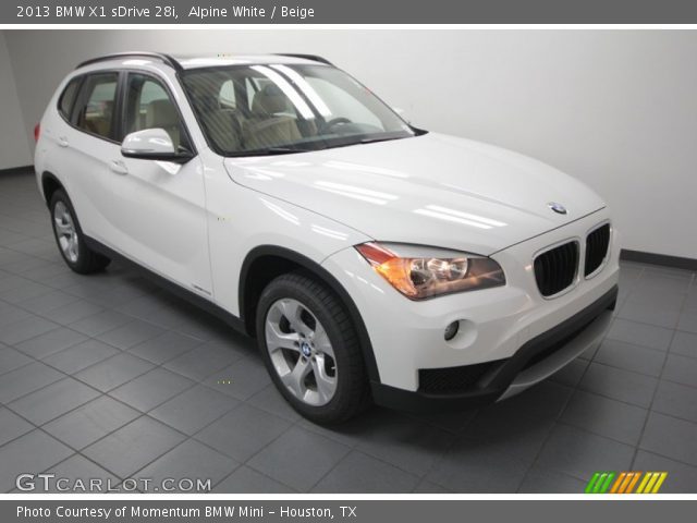 2013 BMW X1 sDrive 28i in Alpine White