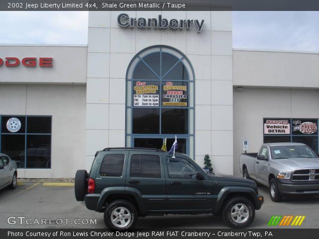 2002 Jeep Liberty Limited 4x4 in Shale Green Metallic