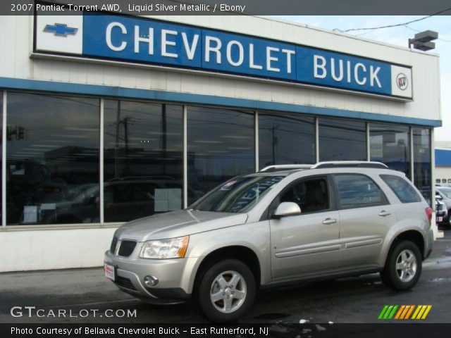 2007 Pontiac Torrent AWD in Liquid Silver Metallic