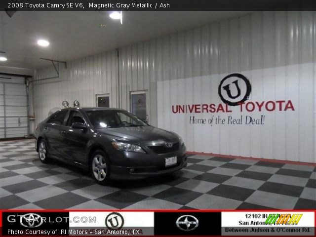 2008 Toyota Camry SE V6 in Magnetic Gray Metallic