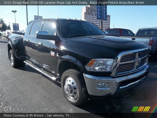 2012 Dodge Ram 3500 HD Laramie Mega Cab 4x4 Dually in Black