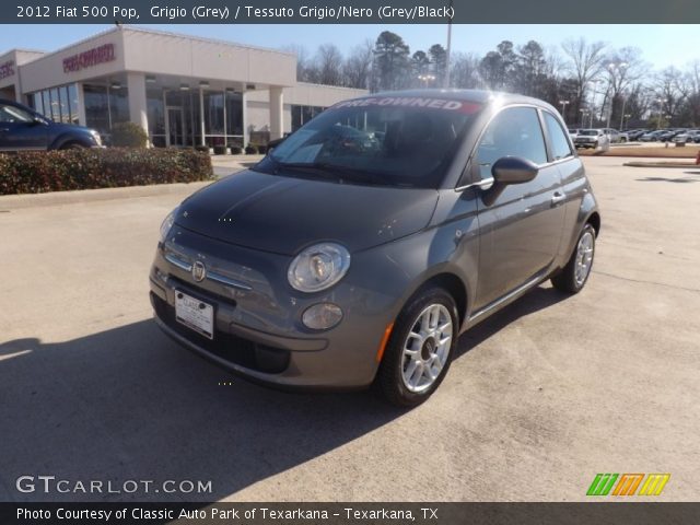 2012 Fiat 500 Pop in Grigio (Grey)