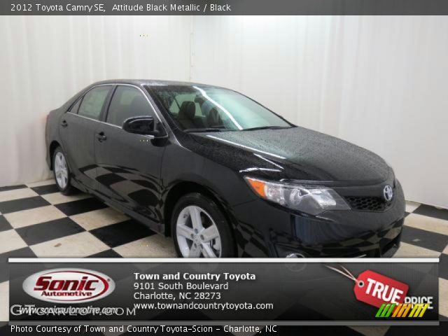2012 Toyota Camry SE in Attitude Black Metallic
