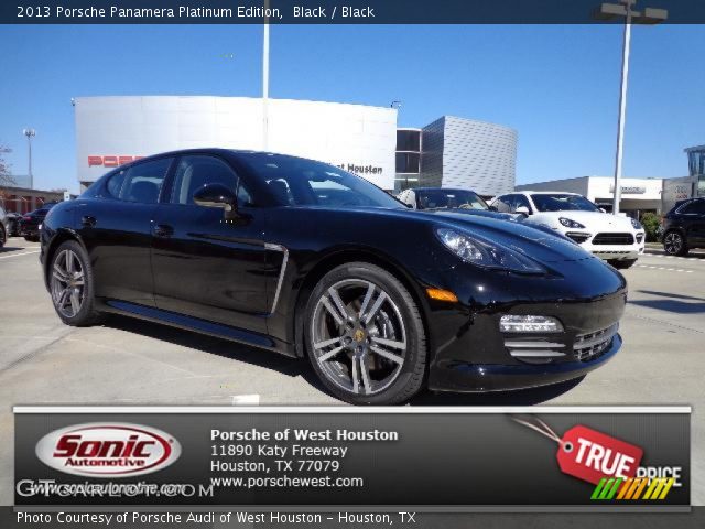 2013 Porsche Panamera Platinum Edition in Black