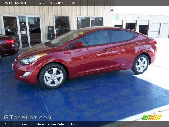 2013 Hyundai Elantra GLS in Red Allure