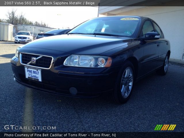 2007 Volvo S60 2.5T in Black Sapphire Metallic