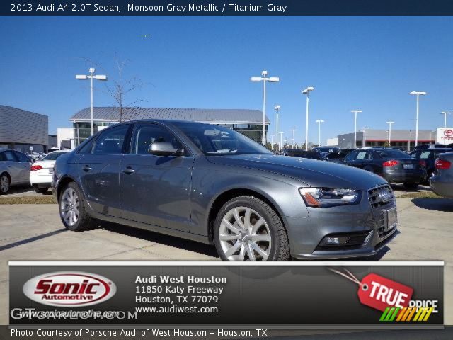 2013 Audi A4 2.0T Sedan in Monsoon Gray Metallic
