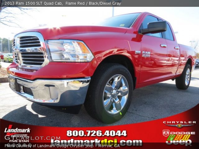 2013 Ram 1500 SLT Quad Cab in Flame Red