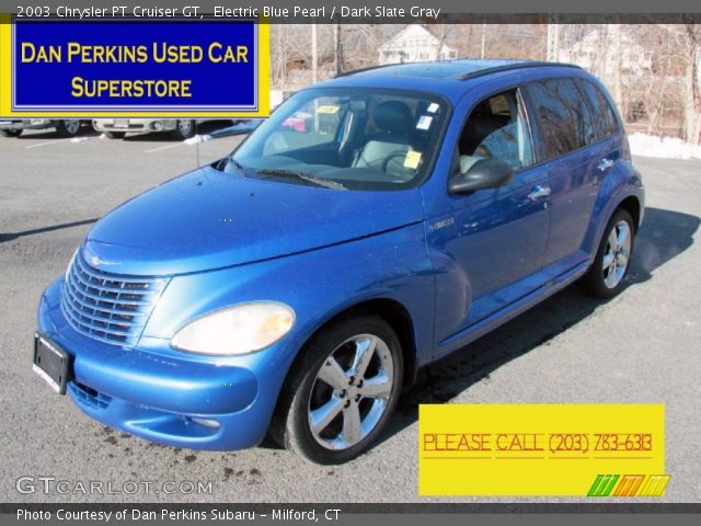 2003 Chrysler PT Cruiser GT in Electric Blue Pearl