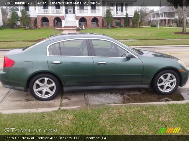 2003 Infiniti G 35 Sedan in Emerald Mist Metallic