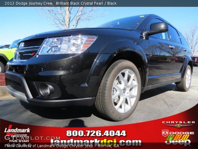 2013 Dodge Journey Crew in Brilliant Black Crystal Pearl