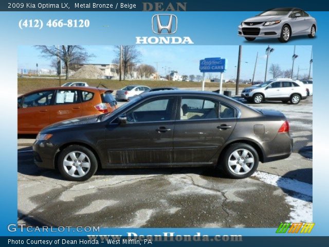 2009 Kia Optima LX in Metal Bronze