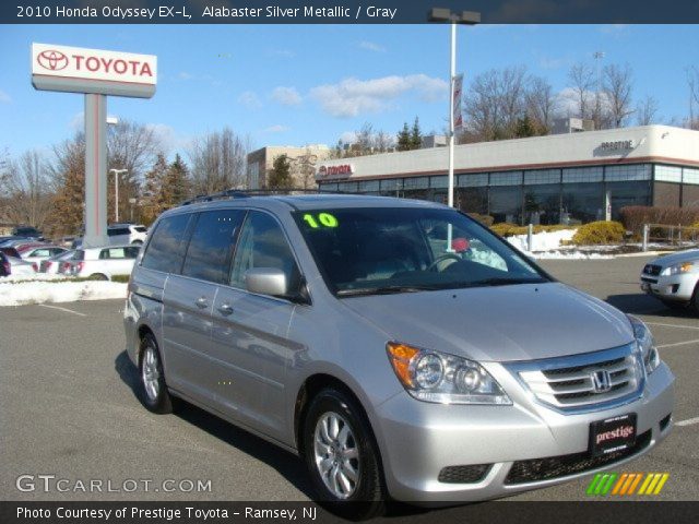 2010 Honda Odyssey EX-L in Alabaster Silver Metallic