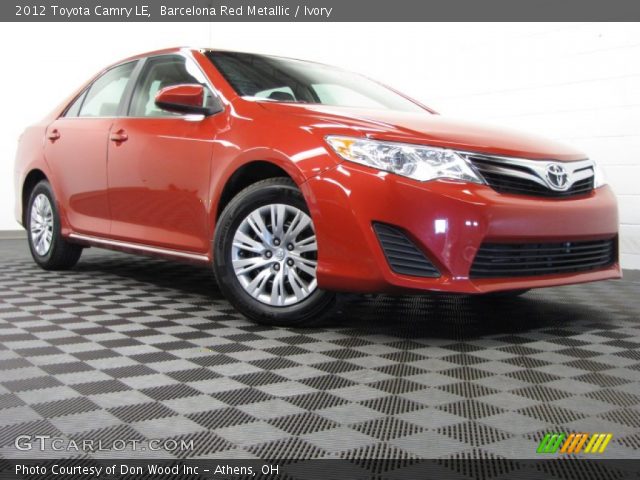 2012 Toyota Camry LE in Barcelona Red Metallic