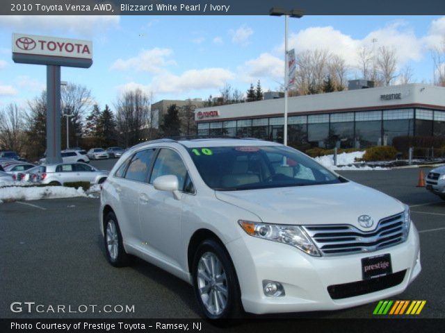 2010 Toyota Venza AWD in Blizzard White Pearl