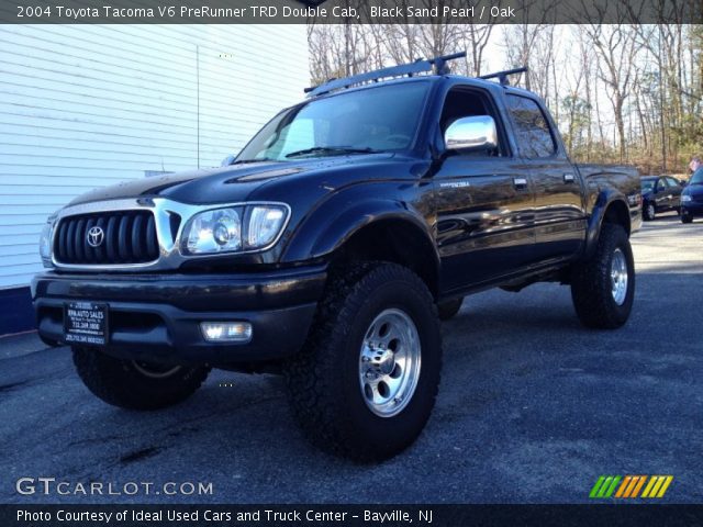 2004 Toyota Tacoma V6 PreRunner TRD Double Cab in Black Sand Pearl