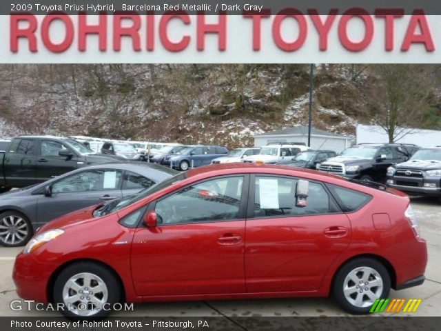 2009 Toyota Prius Hybrid in Barcelona Red Metallic