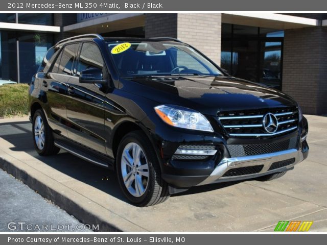 2012 Mercedes-Benz ML 350 4Matic in Black