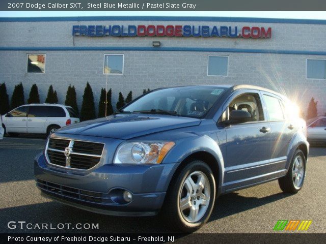 2007 Dodge Caliber SXT in Steel Blue Metallic
