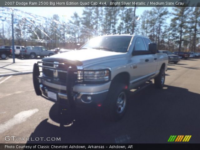 2007 Dodge Ram 2500 Big Horn Edition Quad Cab 4x4 in Bright Silver Metallic