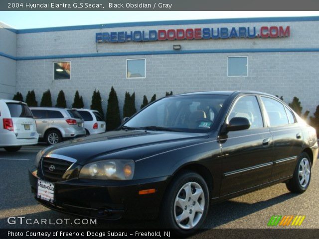 2004 Hyundai Elantra GLS Sedan in Black Obsidian