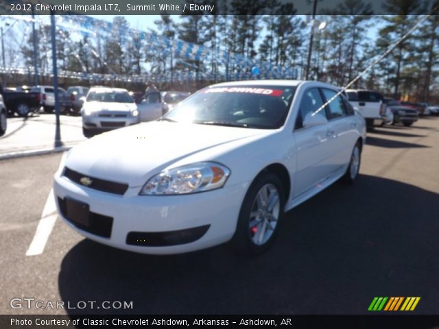 2012 Chevrolet Impala LTZ in Summit White