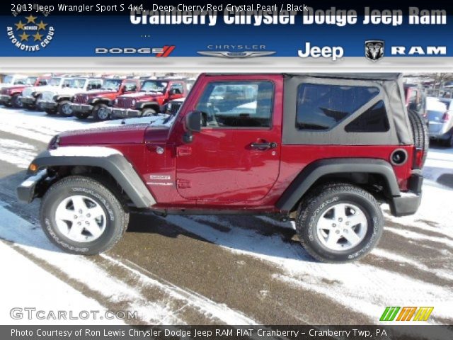 2013 Jeep Wrangler Sport S 4x4 in Deep Cherry Red Crystal Pearl