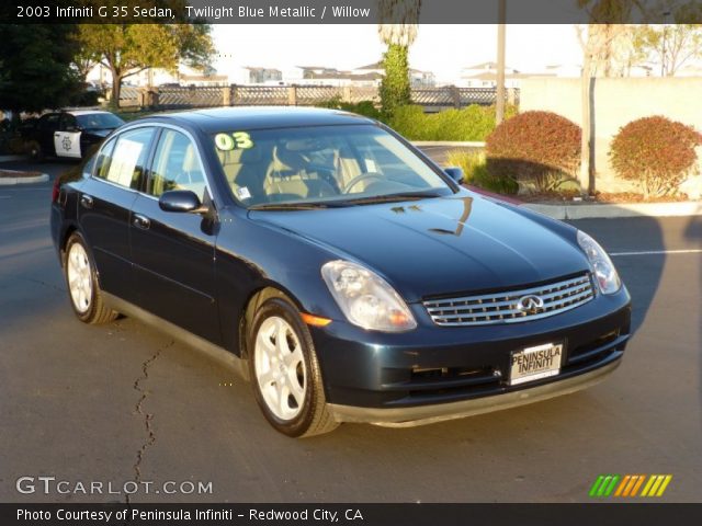 2003 Infiniti G 35 Sedan in Twilight Blue Metallic