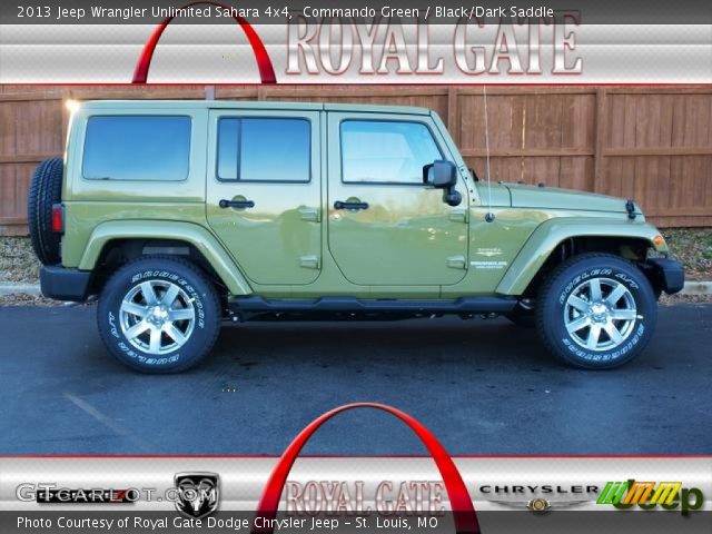 2013 Jeep Wrangler Unlimited Sahara 4x4 in Commando Green