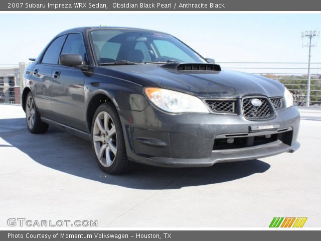 2007 Subaru Impreza WRX Sedan in Obsidian Black Pearl