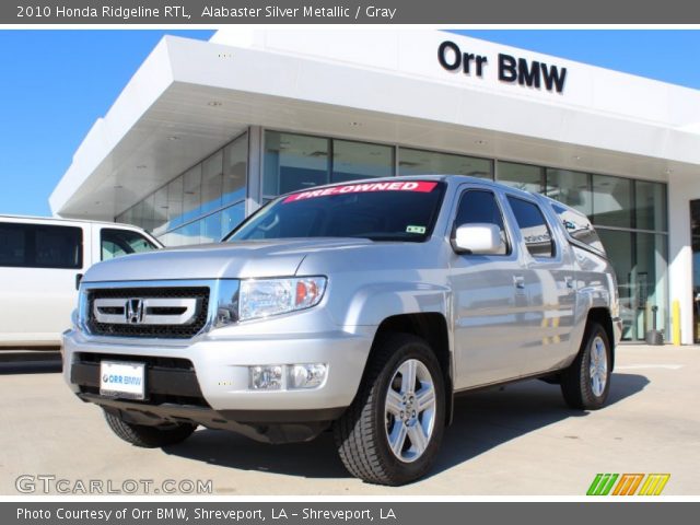 2010 Honda Ridgeline RTL in Alabaster Silver Metallic