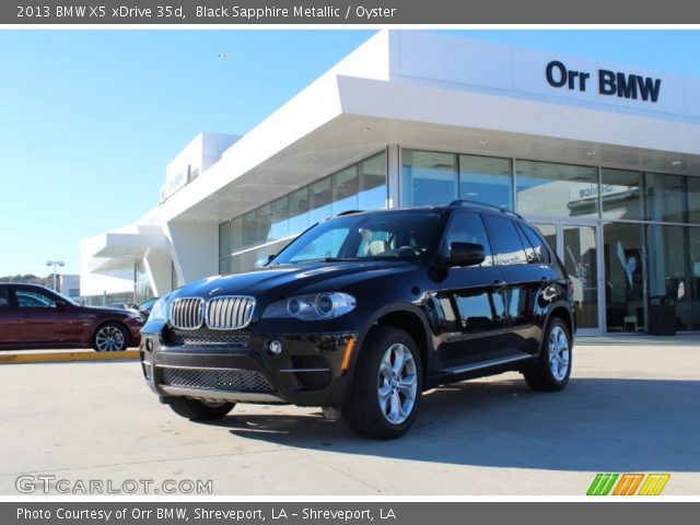 2013 BMW X5 xDrive 35d in Black Sapphire Metallic
