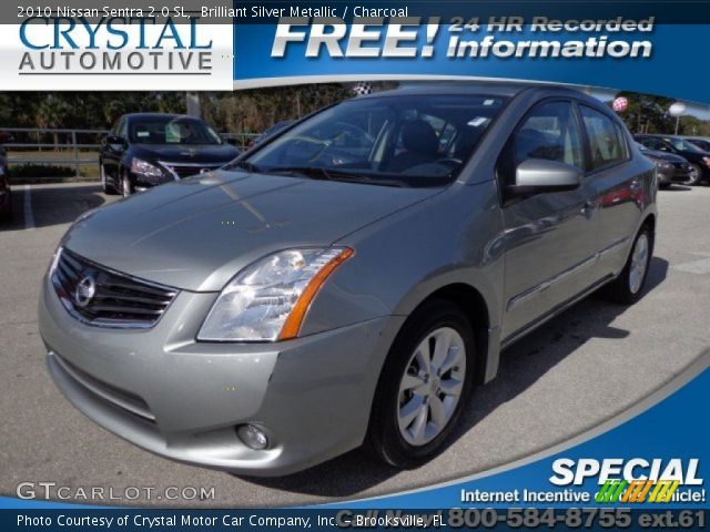 2010 Nissan Sentra 2.0 SL in Brilliant Silver Metallic