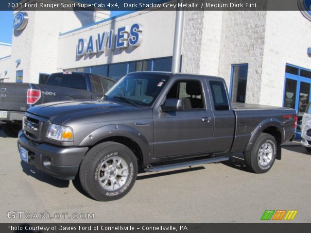 2011 Ford Ranger Sport SuperCab 4x4 in Dark Shadow Grey Metallic